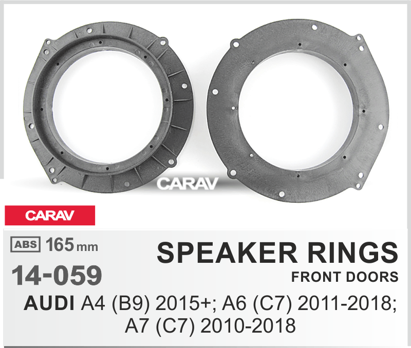 Проставки на AUDI A4 (B9) 2015+; A6 (C7) 2011-2018; A7 (C7) 2010-2018 (Front / 6.5") CARAV 14-059 14-059 Проставки на AUDI A4 (B9) 2015+; A6 (C7) 2011-2018; A7 (C7) 2010-2018 (Front / 6.5") CARAV 14-059 14-059