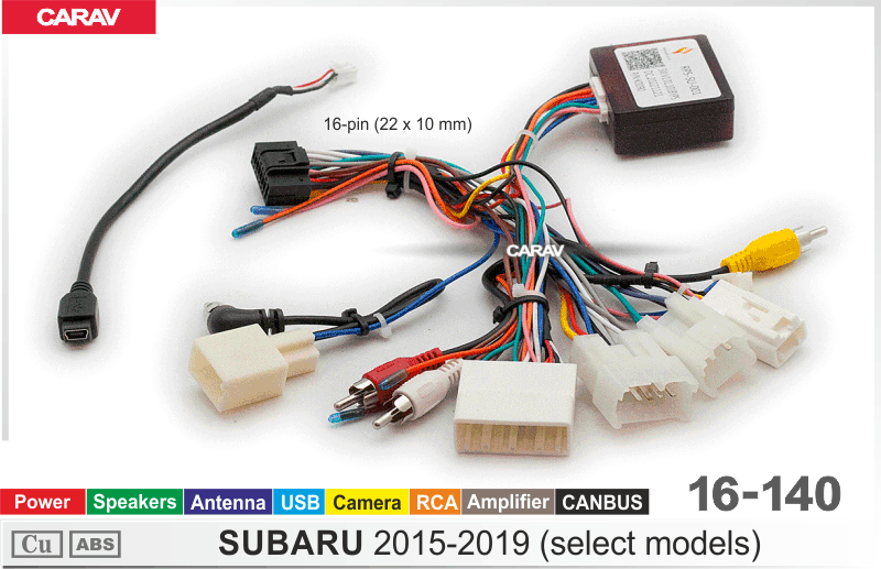 Комплект проводов SUBARU 2015-19г 16-140 (Simple Soft) 16-140