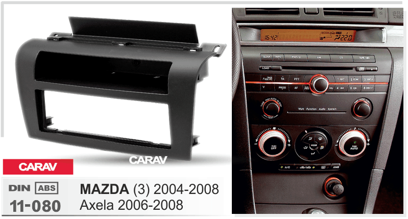 ПЕРЕХОДНАЯ РАМКА на MAZDA (3) 2004-2008; Axela 2006-2008 11-080 11-080