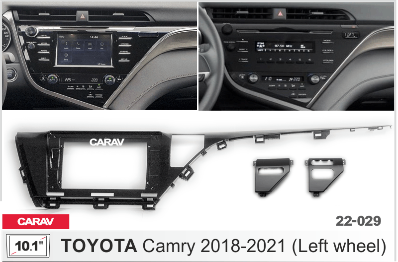 ПЕРЕХОДНАЯ РАМКА TOYOTA CAMRY 2018+ 10" 22-029 22-029