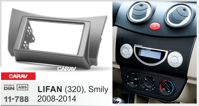 ПЕРЕХОДНАЯ РАМКА на LIFAN SMILY 320 2008-14 11-788 11-788 ПЕРЕХОДНАЯ РАМКА на LIFAN SMILY 320 2008-14 11-788 11-788