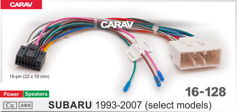 Комплект проводов SUBARU 1993-2007 16-128 16-128 Комплект проводов SUBARU 1993-2007 16-128 16-128