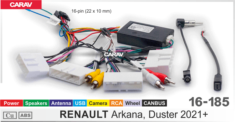 Комплект проводов RENAULT Arkana; Duster 2021+ 16-185 16-185