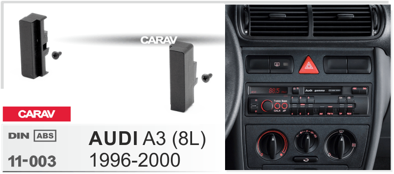 ПЕРЕХОДНАЯ РАМКА AUDI A3 1996-2000 11-003 11-003