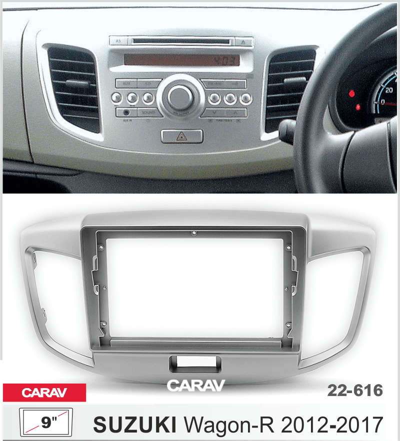 ПЕРЕХОДНАЯ РАМКА на SUZUKI WAGON-R 2012-17 22-616 22-616