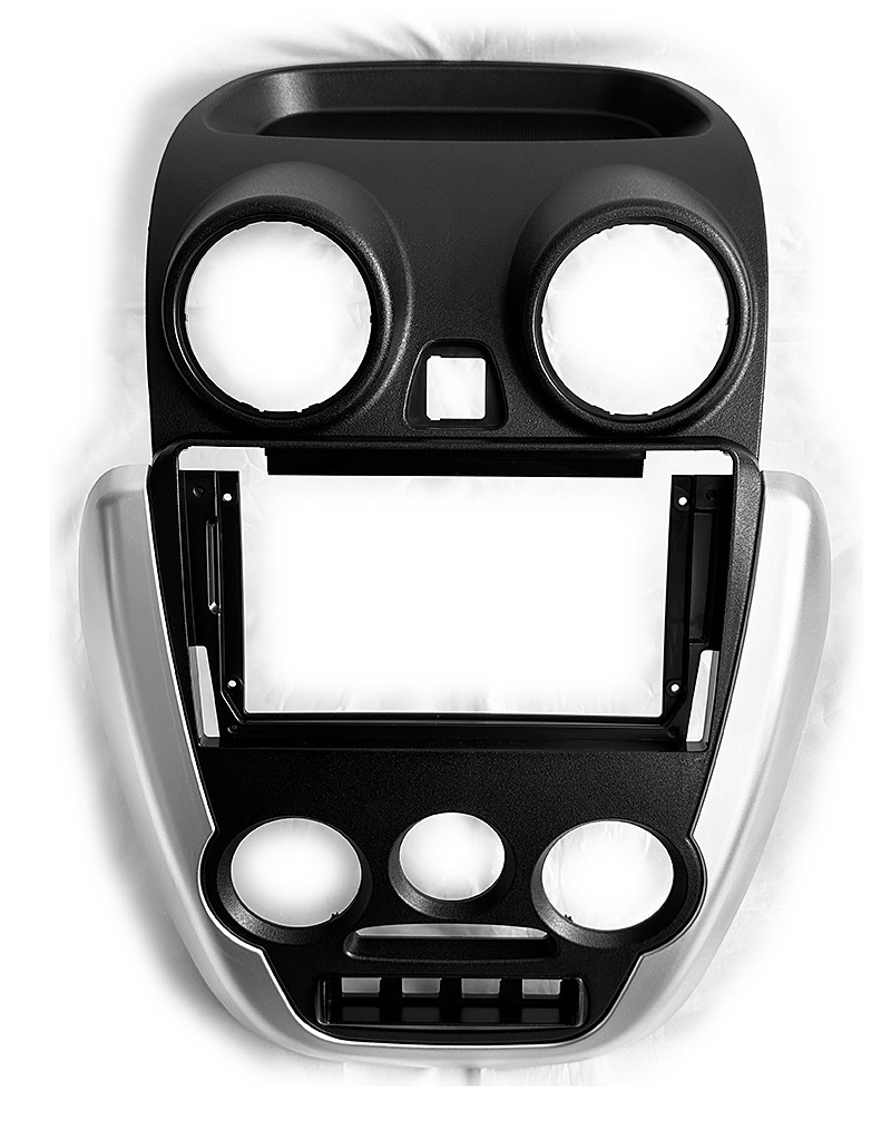 Переходная рамка 9 дюймов на LADA Granta 2011-2018 (black & silver) CARAV 22-2103 22-2103