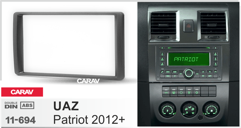 ПЕРЕХОДНАЯ РАМКА на UAZ Patriot 2012+ 11-694 11-694 ПЕРЕХОДНАЯ РАМКА на UAZ Patriot 2012+ 11-694 11-694
