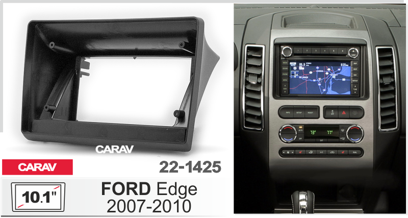 ПЕРЕХОДНАЯ РАМКА на FORD EDGE 2007-10 10 дюймов 22-1425 22-1425 ПЕРЕХОДНАЯ РАМКА на FORD EDGE 2007-10 10 дюймов 22-1425 22-1425