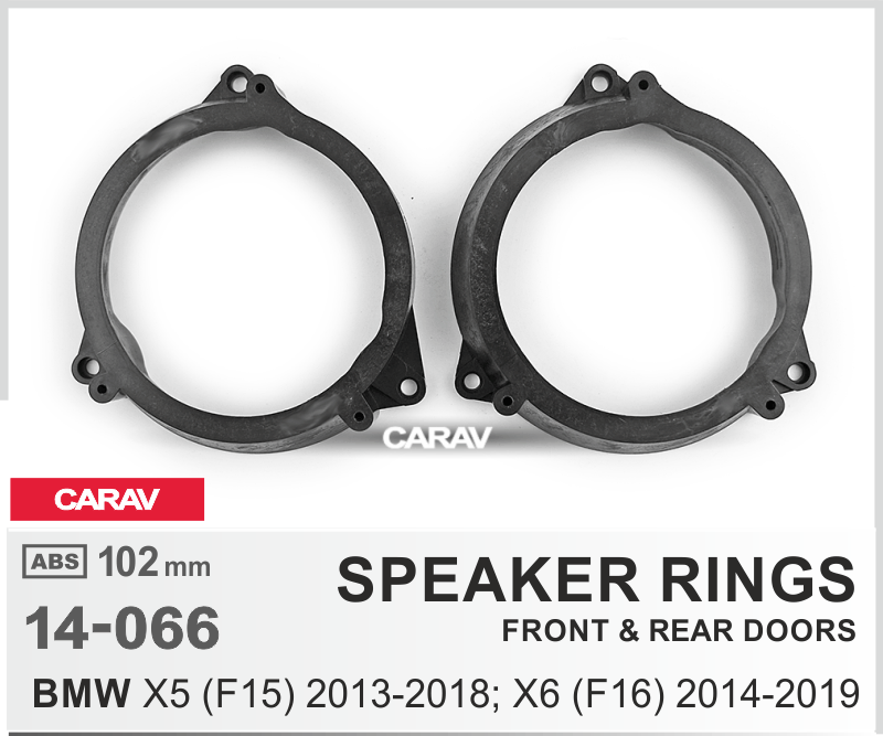 Проставки на BMW X5 (F15) 2013-2018; X6 (F16) 2014-2019 (Front-Rear / 4") CARAV 14-066 14-066 Проставки на BMW X5 (F15) 2013-2018; X6 (F16) 2014-2019 (Front-Rear / 4") CARAV 14-066 14-066