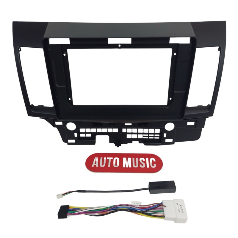 ПЕРЕХОДНАЯ РАМКА +КАБЕЛЬ НА MITSUBISHI LANCER 2007+ 10" 