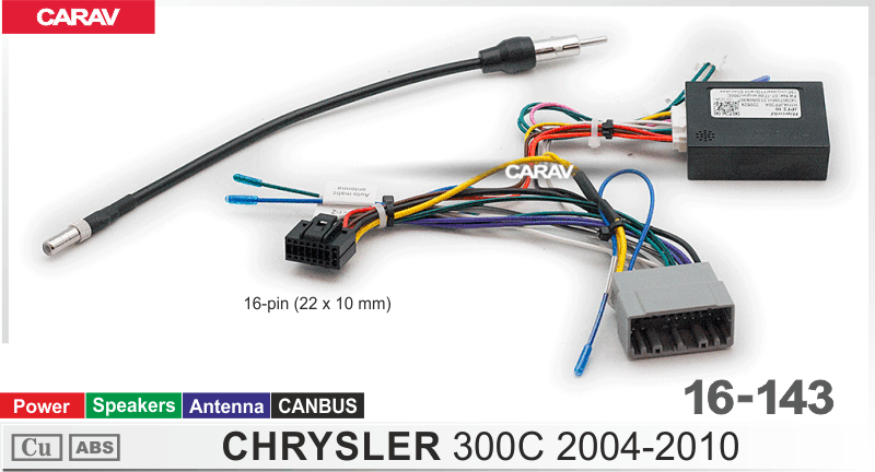 Комплект проводов CHRYSLER 300C 2004-2010 16-143 16-143