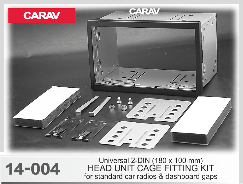 Крепление универсальное металические под 7 дюймов 14-004 180*113мм 14-004 Крепление универсальное металические под 7 дюймов 14-004 180*113мм 14-004