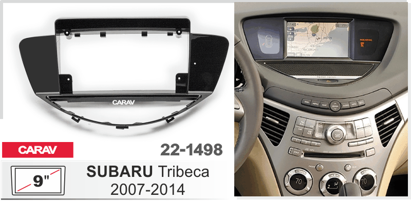ПЕРЕХОДНАЯ РАМКА SUBARU Tribeca 2007-14 9" 22-1498 22-1498
