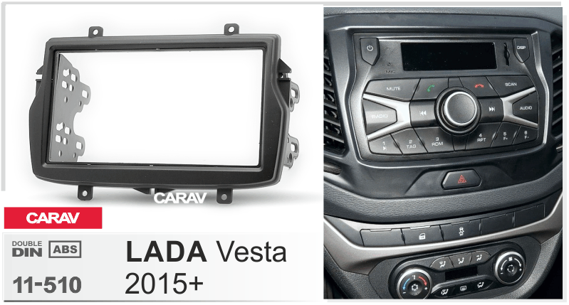 ПЕРЕХОДНАЯ РАМКА LADA VESTA 7 дюймов 11-510 11-510
