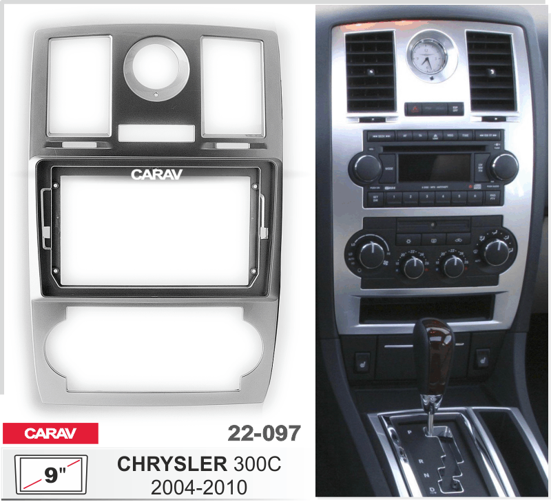 ПЕРЕХОДНАЯ РАМКА CHRYSLER (300C) 2004-2010 9 дюймов 22-097 22-097