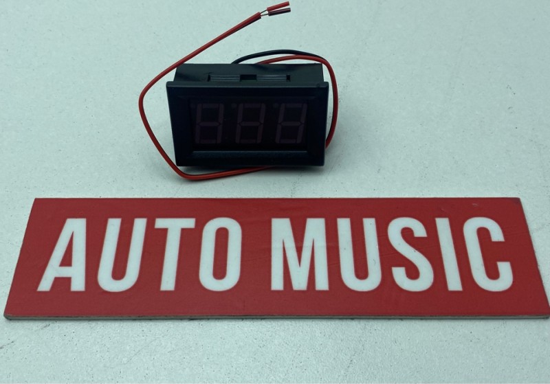 Вольтметр с зеленой подсветкой 90-1-09