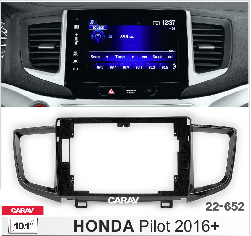 ПЕРЕХОДНАЯ РАМКА HONDA Pilot 2016+ 10 дюймов 22-652 22-652