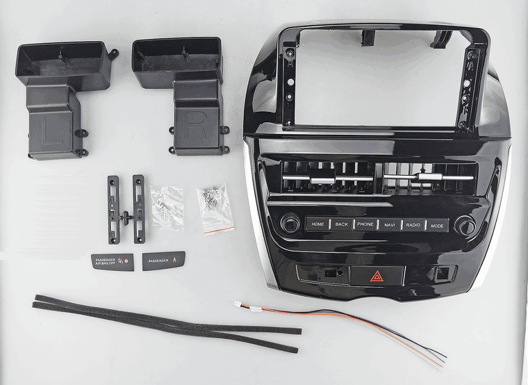 ПЕРЕХОДНАЯ РАМКА 9, 10.1, 12.3-дюймов на MITSUBISHI ASX, RVR, Outlander Sport 2010-2016 / PEUGEOT (4 55-124