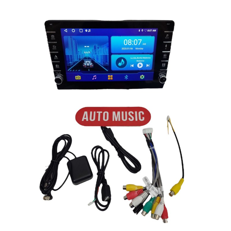 Магнитола андроид с крутилками MTK-8163 9" 2+32 CARPLAY 50-5-113